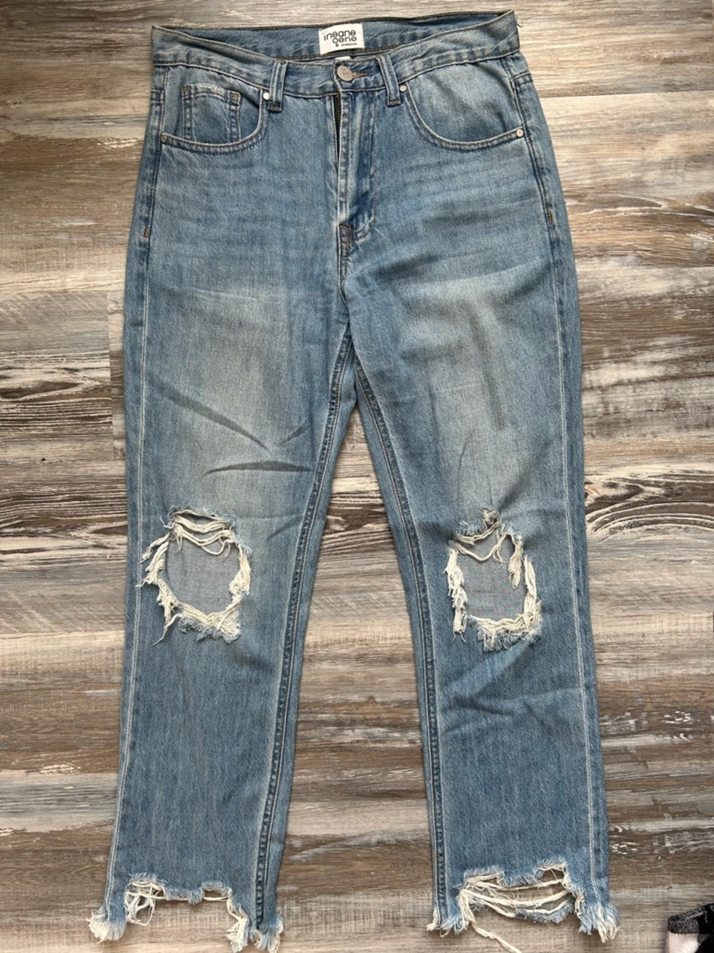 Insane Gene distressed baggy jeans